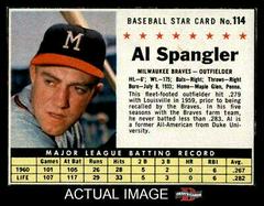 Al Spangler [Hand Cut] Baseball Cards 1961 Post Cereal Prices