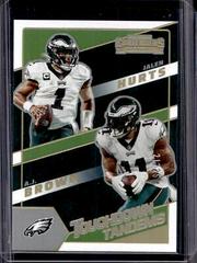 A. J. Brown, Jalen Hurts [Gold] #TDT-PHI Football Cards 2022 Panini Contenders Touchdown Tandems Prices