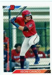 Keoni Cavaco #BHP-118 Baseball Cards 2020 Bowman Heritage Prospects Prices