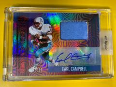 Earl Campbell [Red] Football Cards 2021 Panini Illusions Immortalized Jersey Autographs Prices
