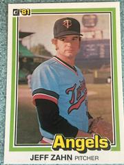 Jeff Zahn [1980 Highlights Begins Signed A 3 Year] Baseball Cards 1981 Donruss Prices