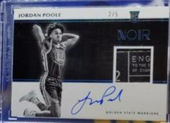 Jordan Poole [Patch Autograph Tag] #367 Basketball Cards 2019 Panini Noir Prices
