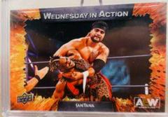 Santana #WIA-8 Wrestling Cards 2021 Upper Deck AEW Wednesday in Action Prices
