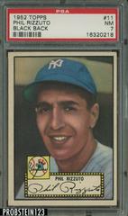 Phil Rizzuto [Black Back] #11 Baseball Cards 1952 Topps Prices