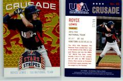 Royce Lewis [Crusade Gold] #85 Baseball Cards 2015 Panini USA Stars & Stripes Prices