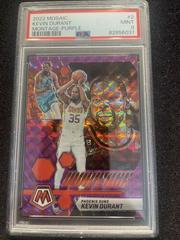 Kevin Durant [Purple] #2 Basketball Cards 2022 Panini Mosaic Montage Prices
