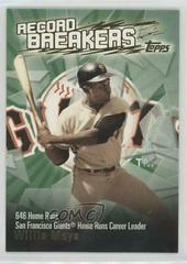 Willie Mays #RB-WM Baseball Cards 2003 Topps Record Breakers Prices