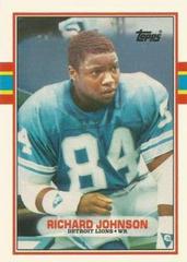 Richard Johnson #26T Football Cards 1989 Topps Traded Prices