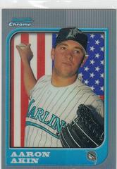 Aaron Akin [Refractor] #292 Baseball Cards 1997 Bowman Chrome International Prices