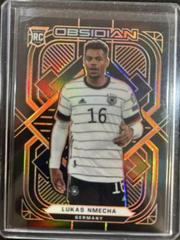 Lukas Nmecha  [Electric Etch Orange] #100 Soccer Cards 2021 Panini Obsidian Prices