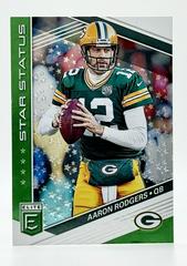 Aaron Rodgers [Green] Football Cards 2019 Donruss Elite Star Status Prices