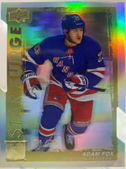 Adam Fox [Gold Die Cut] #SS-27 Hockey Cards 2023 Upper Deck Star Surge Prices