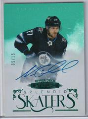 Nikolaj Ehlers [Autograph Green] Hockey Cards 2022 Upper Deck Stature Splendid Skaters Prices