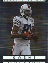 Terrell Owens #59 Football Cards 2009 Topps Platinum Prices