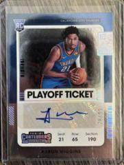 Aaron Wiggins [Autograph Playoff] #150 Basketball Cards 2021 Panini Contenders Prices