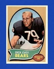 Dick Evey #106 Football Cards 1970 Topps Prices
