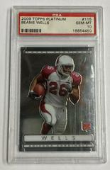 Beanie Wells #115 Football Cards 2009 Topps Platinum Prices