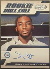 Shake Milton #SM Basketball Cards 2018 Panini Certified Rookie Roll Call Autographs Prices