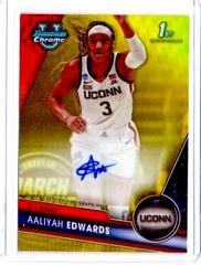 Aaliyah Edwards [Yellow] #BCPA-AE Basketball Cards 2023 Bowman Chrome University Prospects Autographs Prices