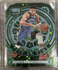 Giannis Antetokounmpo [Blue] #13 Basketball Cards 2023 Panini Crown Royale Test of Time Prices