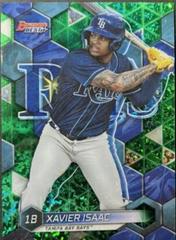 Xavier Isaac [Green] Baseball Cards 2023 Bowman's Best Top Prospects Prices