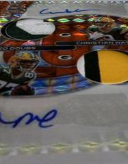 Christian Watson, Romeo Doubs [Orange] Football Cards 2022 Panini Spectra Dual Patch Autographs Prices