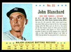 John Blanchard [Hand Cut] #21 Baseball Cards 1963 Post Cereal Prices