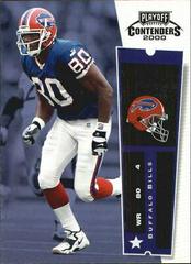 Eric Moulds #10 Football Cards 2000 Playoff Contenders Prices