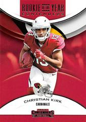 Christian Kirk Football Cards 2018 Panini Contenders Rookie of the Year Prices