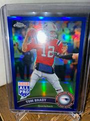 Tom Brady [Blue Refractor] Football Cards 2011 Topps Chrome Prices