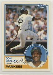 Don Baylor #8T Baseball Cards 1983 Topps Traded Prices