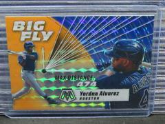 Yordan Alvarez [Orange Fluorescent] Baseball Cards 2021 Panini Mosaic Big Fly Prices