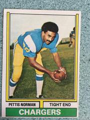 Pettit Norman #307 Football Cards 1974 Topps Prices