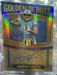 Hendon Hooker #GD-16 Football Cards 2023 Panini Gold Standard Golden Debuts Autographs Prices