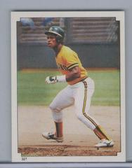 Rickey Henderson #327 Baseball Cards 1984 Topps Stickers Prices