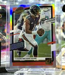 Justin Fields [Holo] #H-JF Football Cards 2023 Panini Donruss Highlights Prices