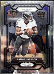 Lamar Jackson Football Cards 2023 Panini Prizm Prices