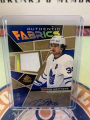 Auston Matthews [Autograph] #AF-AM Hockey Cards 2021 SP Game Used Authentic Fabrics Prices