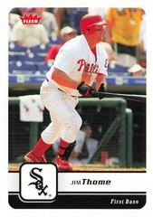 Jim Thome #261 Baseball Cards 2006 Fleer Prices