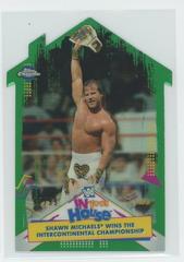 Shawn Michaels Wins the Intercontinental Championship [Green Refractor] #IYH-1 Wrestling Cards 2021 Topps Chrome WWE Best of In Your House Prices