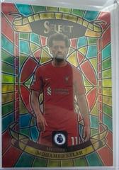 Mohamed Salah Soccer Cards 2022 Panini Select Premier League Stained Glass Prices