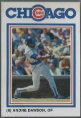 Andre Dawson Baseball Cards 1987 Cubs David Berg Prices