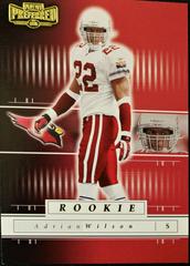 Adrian Wilson #198 Football Cards 2001 Playoff Preferred Prices