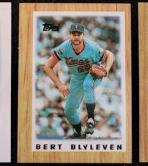 Bert Blyleven #61 Baseball Cards 1987 Topps Mini League Leaders Prices