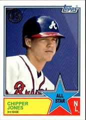 Chipper Jones #52 Baseball Cards 2018 Topps 1983 Baseball All Stars Prices