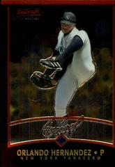 Orlando Hernandez #14 Baseball Cards 2001 Bowman Chrome Prices