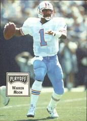Warren Moon Football Cards 1993 Playoff Contenders Prices