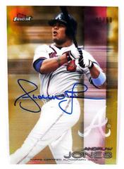 Andruw Jones [Gold Refractor] Baseball Cards 2016 Topps Finest Autographs Prices