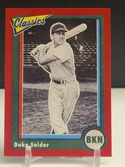 Duke Snider [Red] #24 Baseball Cards 2023 Panini Chronicles Classics Prices