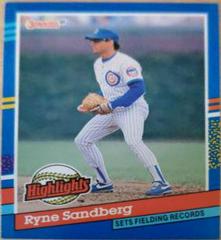Ryne Sandberg #BC-7 Baseball Cards 1991 Donruss Highlights Prices